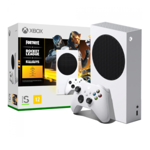 Console Xbox Series S + Fortnite + Rocket League + Fall Guys, 512GB, White, Com 1 Controle, RRS-00076