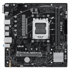 Placa Mãe Asus PRIME A620M-E, Chipset A620, AMD AM5, MATX, DDR5, 90MB1F50-M0EAY0