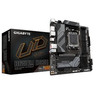 Placa Mãe Gigabyte B650M DS3H, Chipset B650, AMD AM5, MATX, DDR5