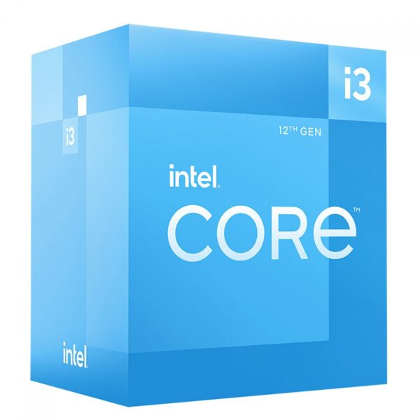 Processador Intel Core i3 12100 3.3GHz (4.3GHz Turbo), 12ª Geração, 4-Cores 8-Threads, LGA 1700, Com Cooler, BX8071512100